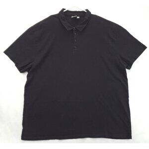 Asos Polo Shirt Mens 4XL Black Short Sleeve Regular Fit Golf Casual